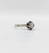 Bague 53.5 Bague solitaire Art Déco or blanc diamant taille ancienne 0.35 carat 58 Facettes A06275