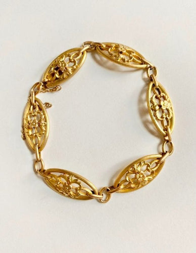 Bracelet Bracelet ancien en or jaune 18k 58 Facettes