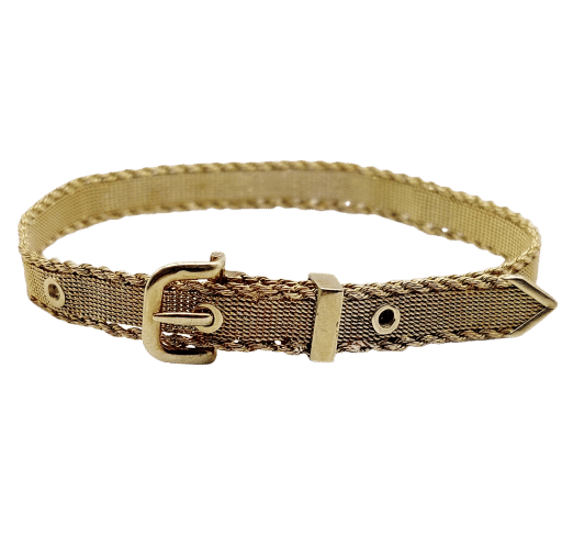 Bracelet Bracelet type ceinture en or 14k (circa 1950) 58 Facettes A06591