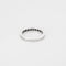 Bague 59 Alliance en platine et diamants 58 Facettes LP1147