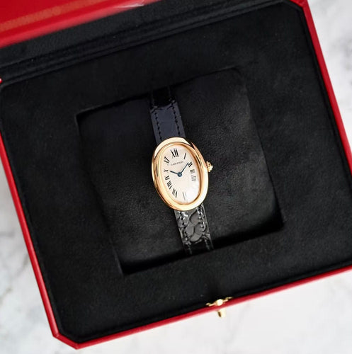 Montre Cartier - Montre Baignoire PM en or jaune 58 Facettes