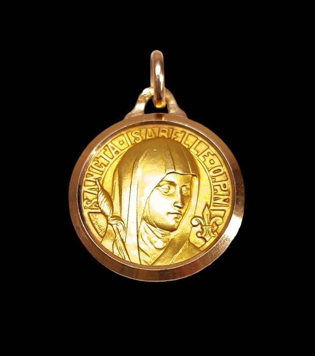Pendentif Médaille Religieuse Or jaune 58 Facettes Med.Relg.615