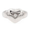 Bague 55 Chopard Bague Happy Diamonds Or blanc Diamant 58 Facettes 2308894CN