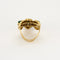 Bague 58 Bague en Or jaune  et pierres vertes 58 Facettes SBR17582