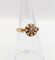 Bague 53 Bague cible antique or jaune 18k perles et émail noir (circa 1900) 58 Facettes A06001