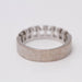 Ring 57 Openwork half-wedding ring White gold Diamonds 58 Facettes E360860