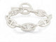 Bracelet bracelet HERMES chaine d'ancre gm h101672b 12 maillons argent 70gr 58 Facettes 271653