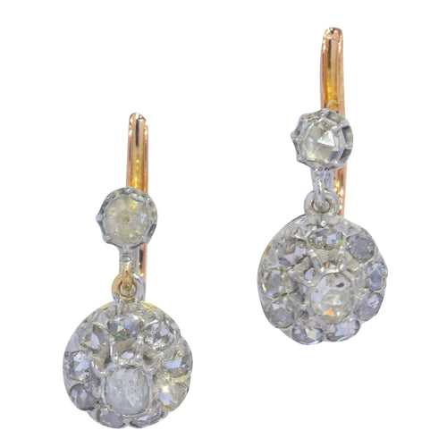 Boucles d'oreilles Boucles d'oreilles pendantes vintage en diamant 58 Facettes 23111-0113