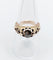 Bague 56.5 Bague jonc bombé antique en or 14k et diamant taille rose 58 Facettes A06623