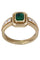 Bague émeraude et diamants 58 Facettes 095411