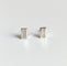 Boucles d'oreilles Paire de puces d’oreilles en or blanc et diamants 58 Facettes