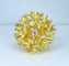Bague 54 Importante bague en or jaune 18 carats et diamants 58 Facettes AB504