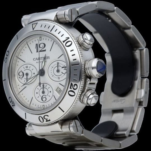 Montre Montre Cartier Pasha Seamaster Chronographe 42 mm 58 Facettes MT42146