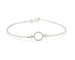 Bracelet Bracelet semi-rigide en or blanc et diamants 58 Facettes 13440