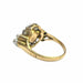 Ring Art Deco ring in gold with diamonds 58 Facettes Q41B