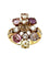 Bague 54 BVLGARI. Collection "Allegra", bague or jaune, saphirs de couleur et diamants 58 Facettes