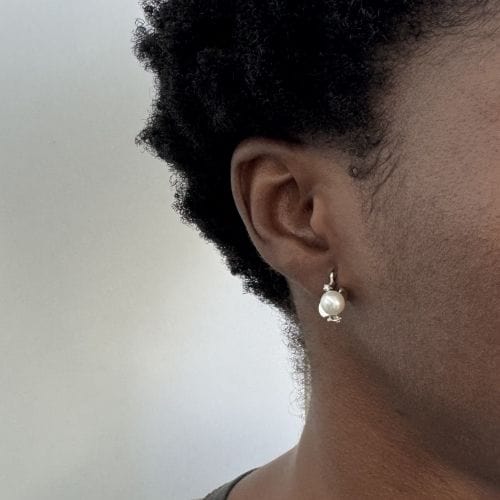 Boucles d'oreilles Boucles d'oreilles en perles et diamants 58 Facettes 26902