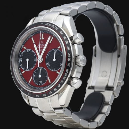 Montre Montre Omega Speedmaster Racing Chronographe Cadran Rouge Co-Axial 40 mm 58 Facettes MT41853