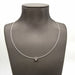 Collier Collier avec diamant solitaire de 0,12 ct 58 Facettes D363928SO