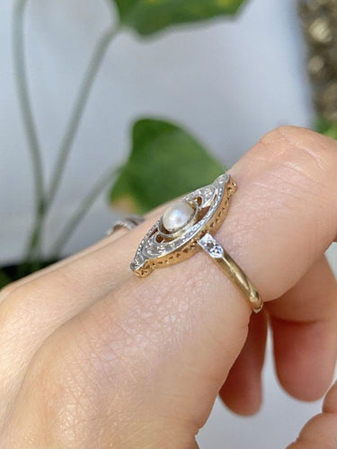 Bague 51 Bague ancienne tourbillon Belle Époque or jaune 58 Facettes