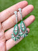 Boucles d'oreilles Boucles d'oreilles style Art Déco platine diamants et émeraudes 58 Facettes