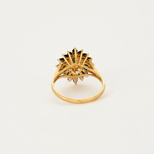 Bague 55 Bague à motif floral 58 Facettes 240247