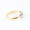 Bague 54 Bague solitaire ancien en or jaune et blanc 18k avec diamant brillant 58 Facettes 159/24 F