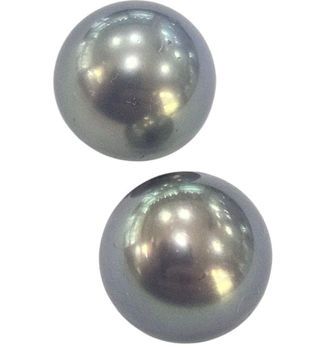 Boucles d'oreilles Damiani - Boucles d’oreilles perles de culture noires et blanches en or blanc 18k 58 Facettes E15