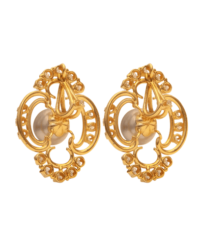 Pendentif Vitu Luxury Or jaune 18K Perle Diamant