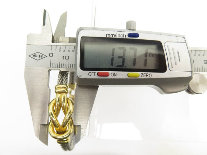 Bracelet vintage bracelet FRED force 10 infinie gm or jaune 18k acier t16.5 58 Facettes 271707