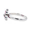 Bague 59 Bague  Or blanc Diamant, Rubis 58 Facettes 3290288CN