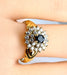 Bague 57 Bague or jaune saphir 26 diamants 58 Facettes AB373