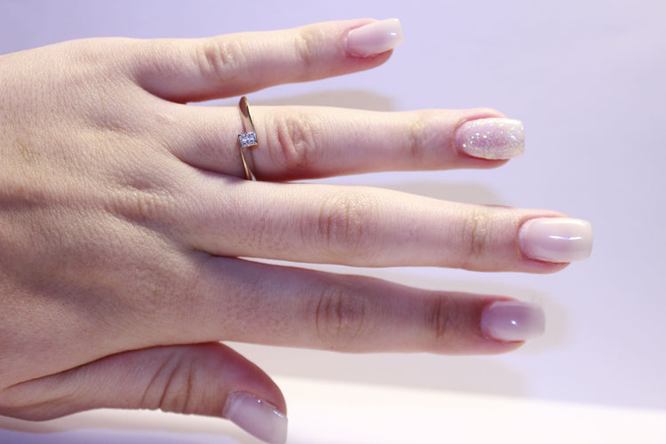 Bague Solitaire Diamants