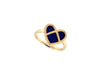 Bague 49 bague POIRAY l'attrape coeur lapis lazuli or jaune 18k 49 ecrin 58 Facettes 265494