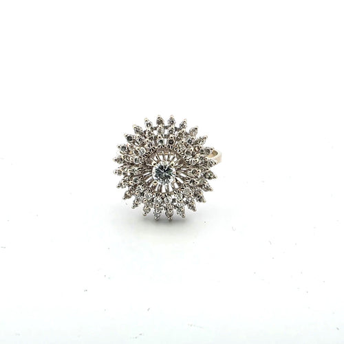 Anello - Anello en or blanc 18k et diamants
