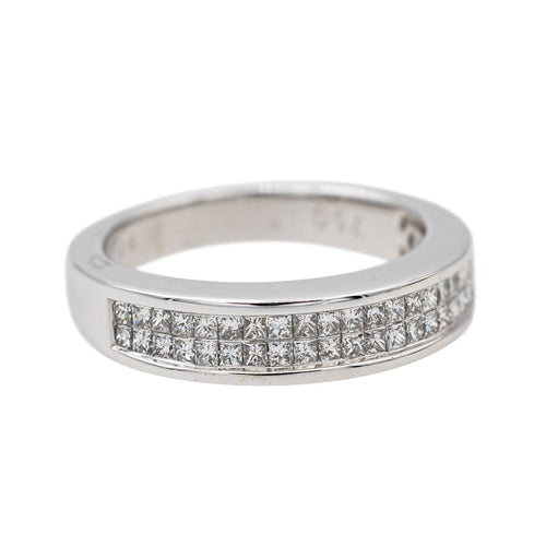 Bague 49 Bague Or blanc Diamant 58 Facettes 3557066CN