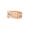 Bague 55 Bague Bulgari, "Serpenti Viper", or rose, diamants. 58 Facettes 34524
