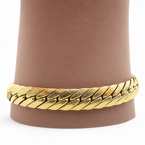 Bracelet Bracelet Maille anglaise or jaune 58 Facettes