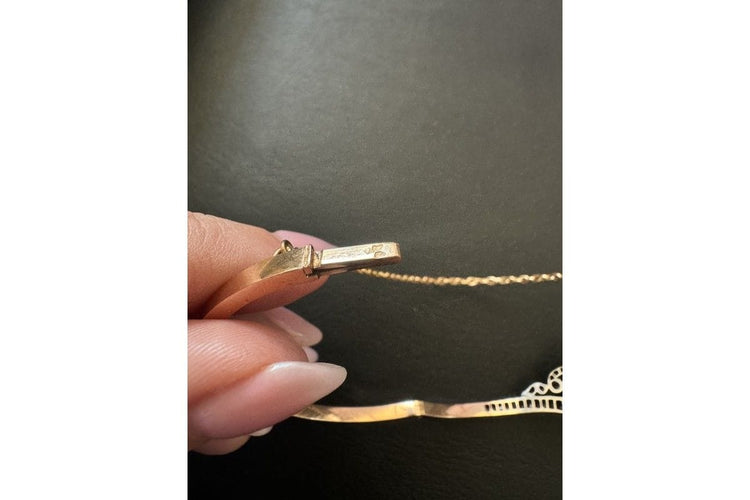 Bracelet Bracelet ancien en or jaune avec diamants de 1,60 carat, France, début du XXe siècle 58 Facettes 10274