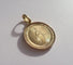 Pendentif Médaille pendentif Vierge Miraculeuse ancienne en or rose 18 carats 58 Facettes