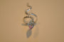 bague grand serpent en or blanc avec diamants naturels