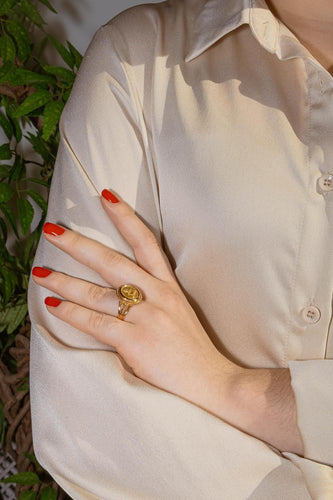 Bague 56 Augis Bague Plus qu'hier - que demain Or rose, Or jaune Diamant, Rubis 58 Facettes 4678226RV