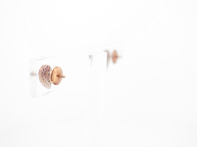 Boucles d'oreilles boucles d'oreilles DJULA grandes poires or rose 18k et diamants 0.34cts s 58 Facettes 269783