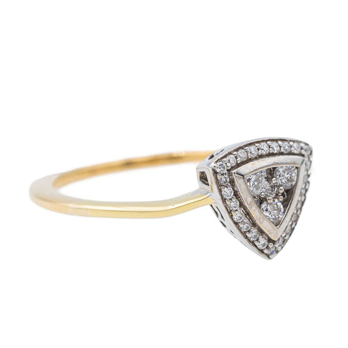 Bague 62 Bague Or jaune, Or blanc Diamant 58 Facettes 3221914CN