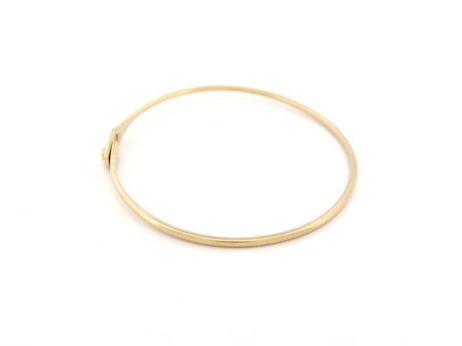 Bracelet bracelet DINH VAN serrure jonc 334106 16.5 en or jaune 18k diamant 58 Facettes 267592