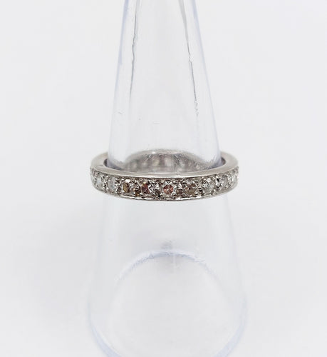 Alliance américaine Art Déco Platine et 0,66 carats de diamants 58 Facettes A06233