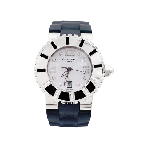 Montre Montre Chaumet, "Class-One", en acier et diamants. 58 Facettes 35158