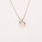 Collier Collier solitaire diamant en or blanc 58 Facettes
