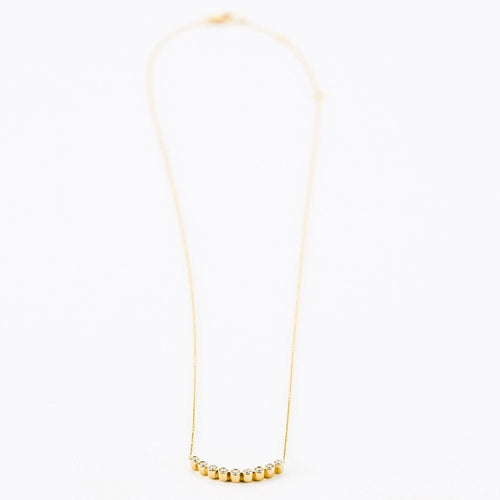 Collier Collier diamants en or jaune 58 Facettes