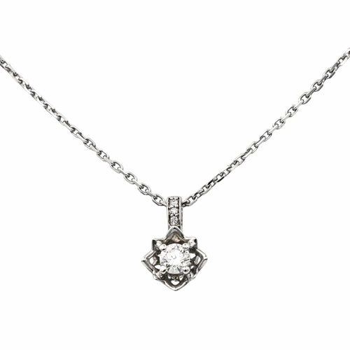 Collier Mauboussin Collier Pendentif  Ma reine d'amour Or blanc Diamant 58 Facettes 4098669RV